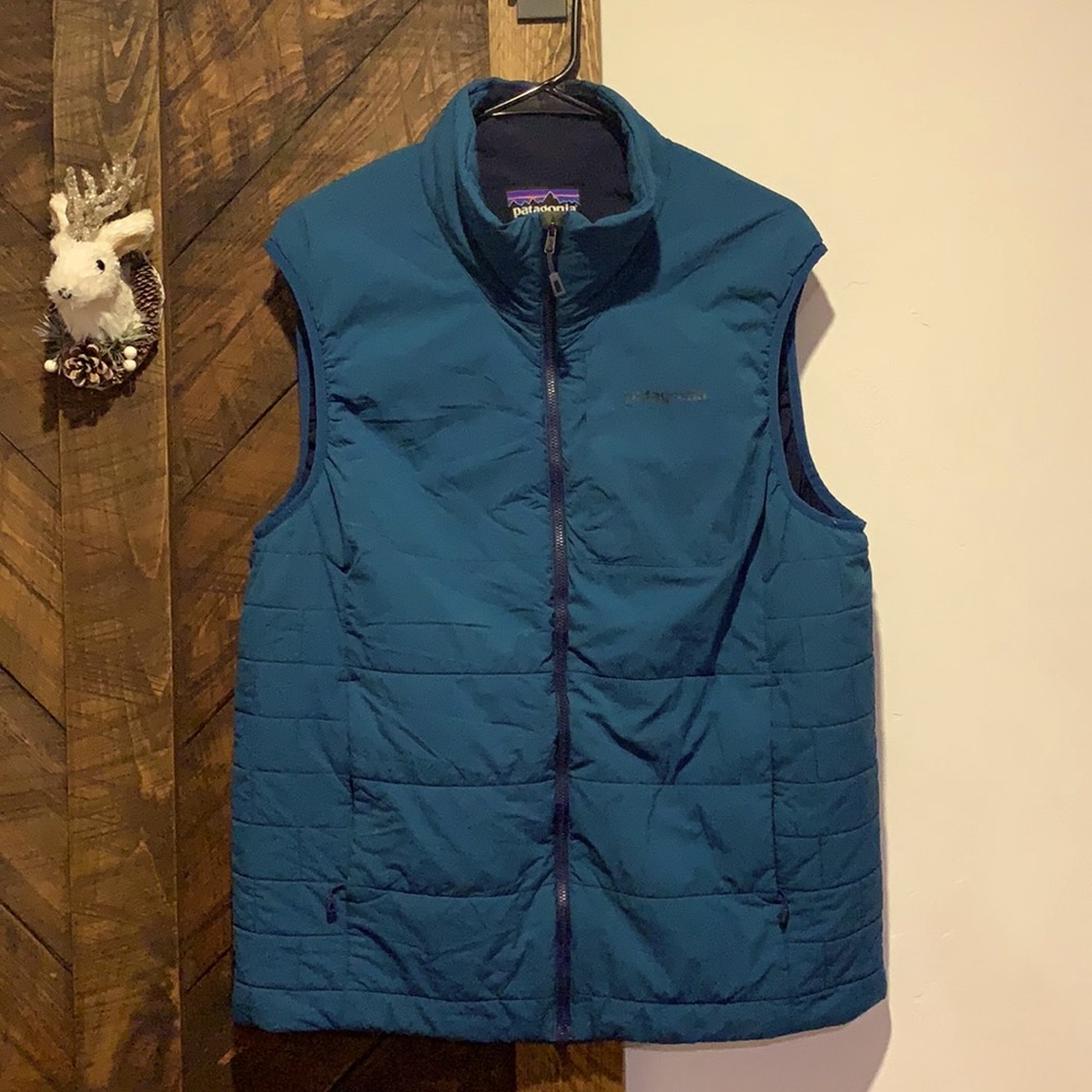 COPY - Patagonia Mens L Nano Air Vest Lightweight Blue